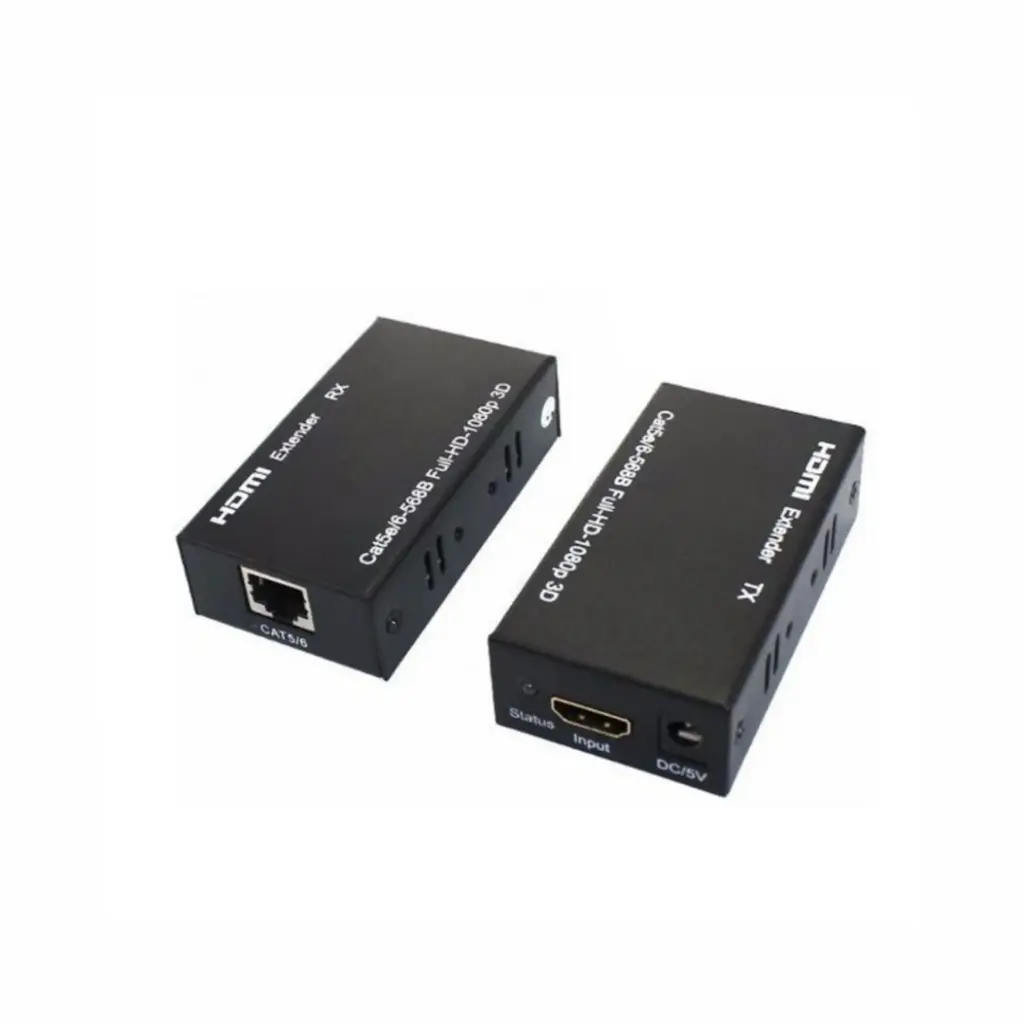 Extender HDMI 60Metros por Cable UTP 1RJ45 Cat6