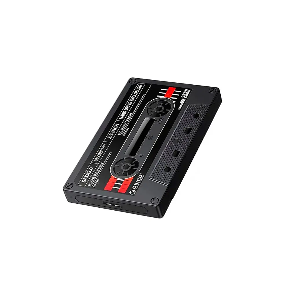 Caja SATA 2.5" 3.0 Orico 2580U3-V1-BK-EP Cassette Negro