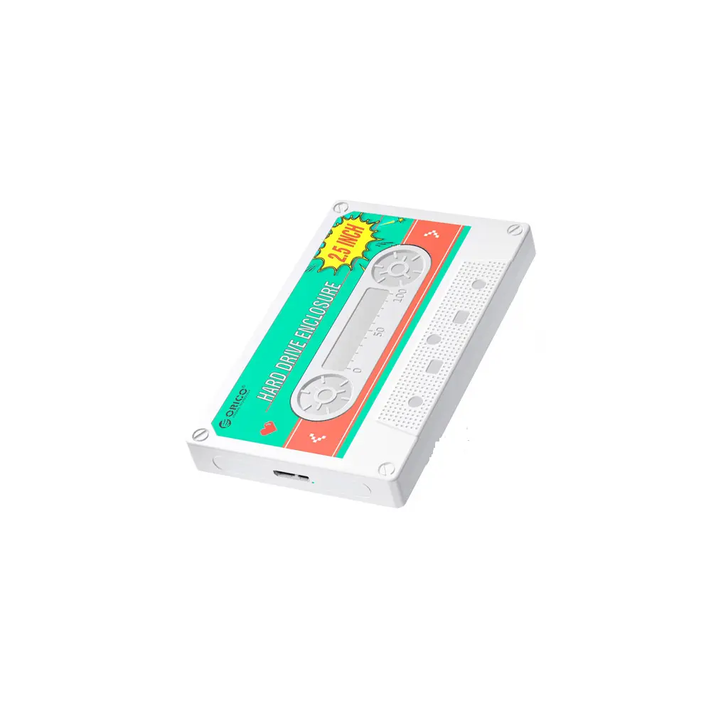 Caja SATA 2.5" 3.0 Orico 2580U3-V1-WH-EP Cassette Blanco