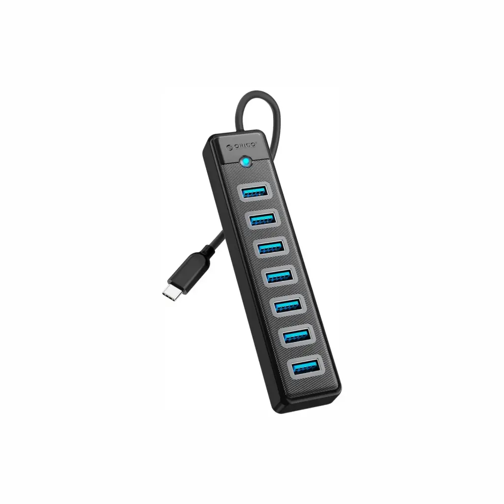HUB USB-C a 7 USB 3.0 Orico PW7U-C3-015-BK-EP