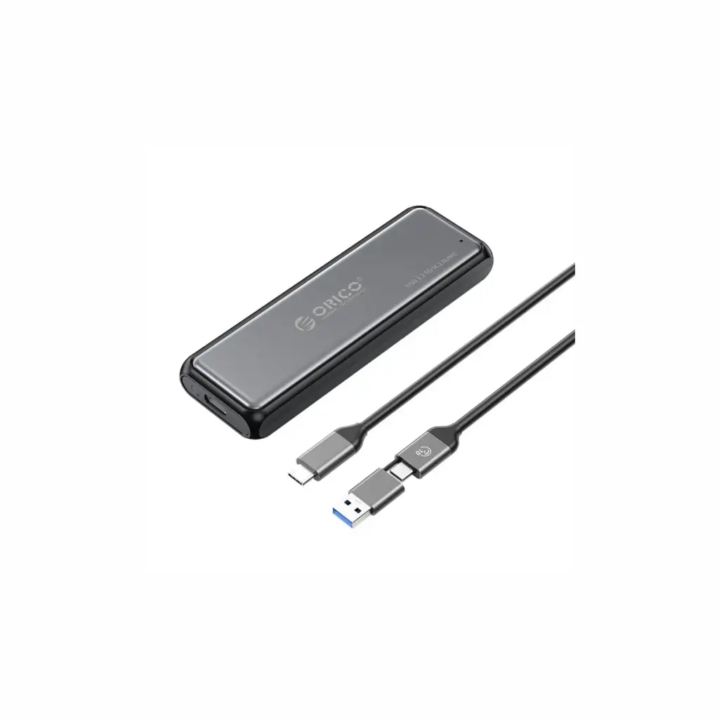 Caja M.2 NGFF SSD USB-C Orico DDM2-C3-BK-BP Negro