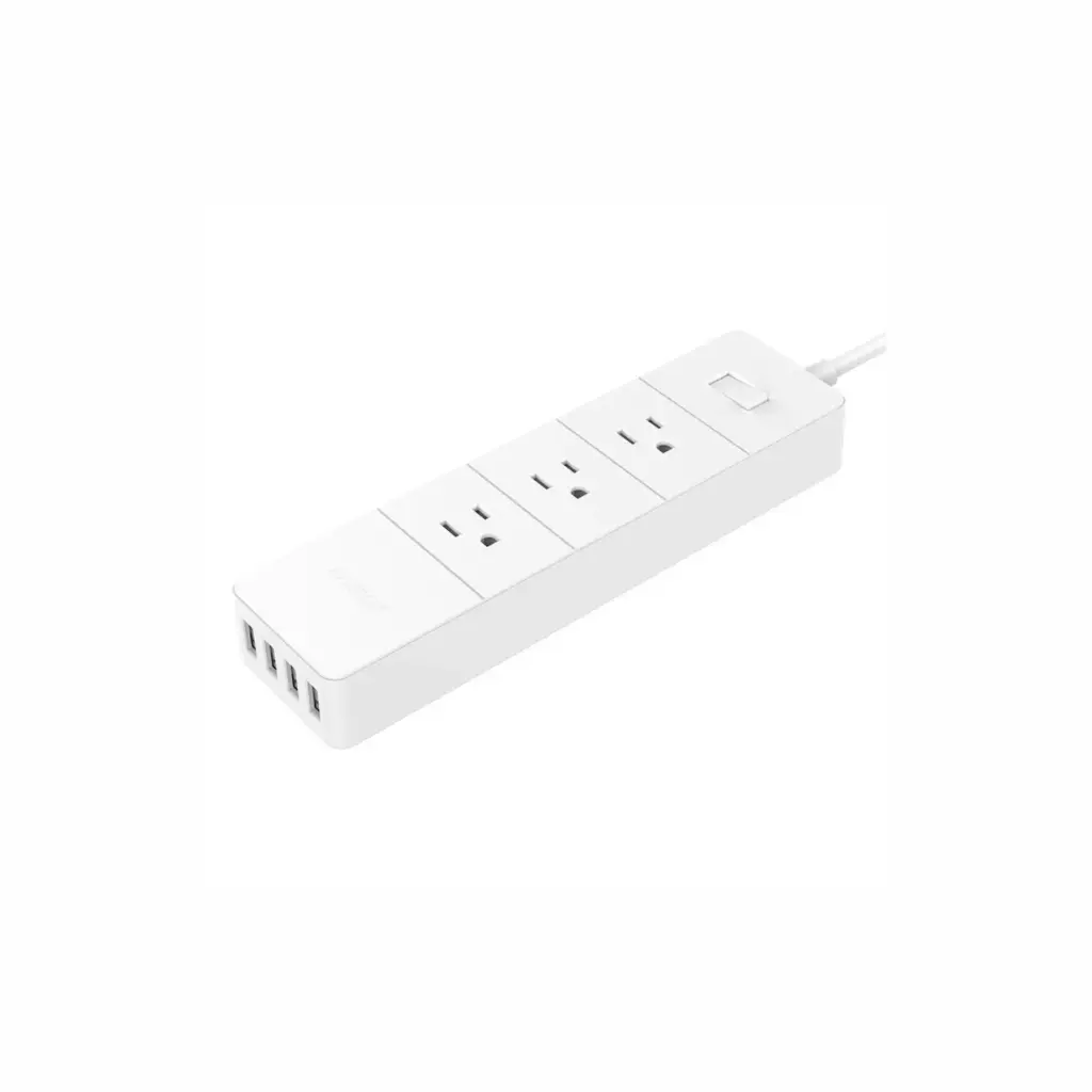 Regleta Orico IPC-3A4U-V2-US-WH 3 Conector 110V +4 USB 2.0 Blanco