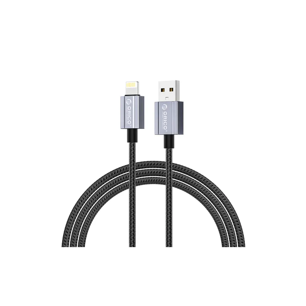 Cable USB a Lightning 2 Metro Orico GQA12-20-BK-BP 12W