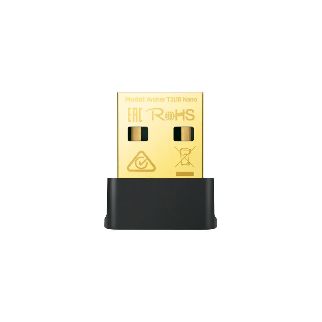 Tarjeta de Red USB Wifi TPLINK Archer T2UB Nano AC600 Dual Band + Bluetooth N/D