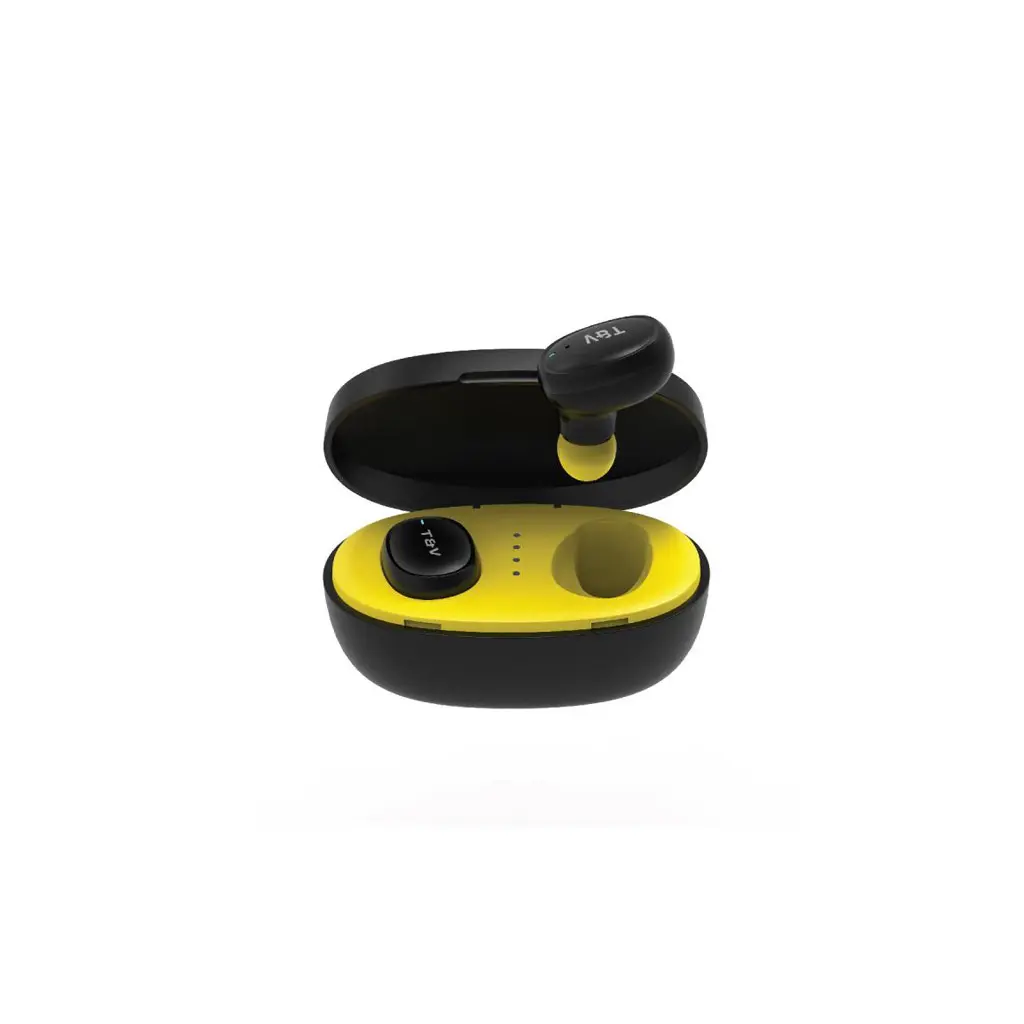 Audifono Bluetooth THONET & VANDER Bohne HK096-03622 Negro/Amarillo