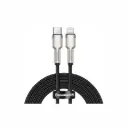 Cable USB-C a Lightning Baseus Cafule Series Metal CATLJK-B01 2m Negro