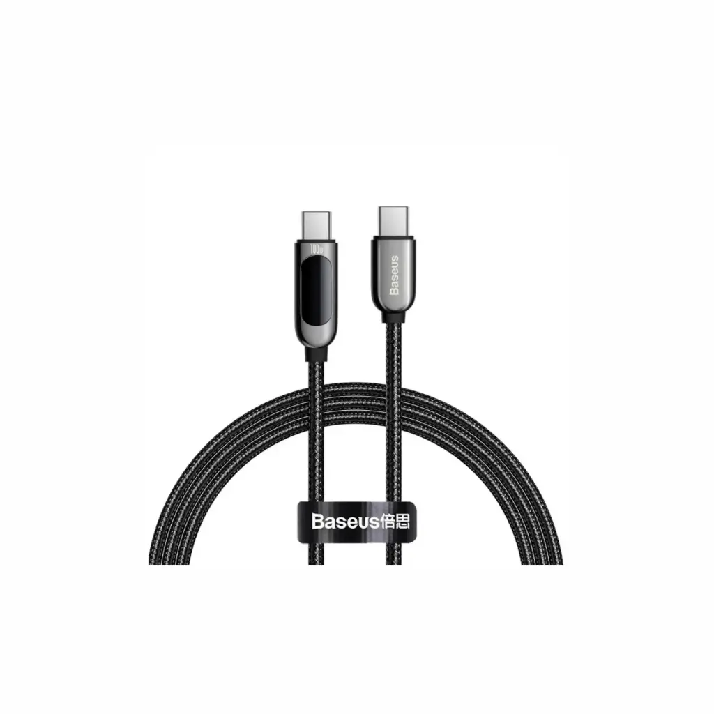 Cable USB-C a USB-C con Pantalla Baseus Display Fast CATSK-C01 2m Negro