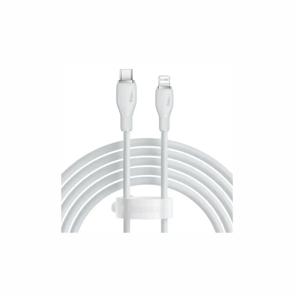 Cable USB-C a Lightning Baseus Pudding Series Fast Charging P10355701221-B2 2m Blanco
