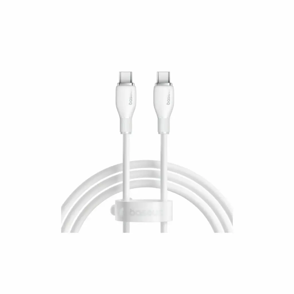 Cable USB-C a USB-C Baseus Pudding Series Fast Charging P10355702221-B2 2m Blanco