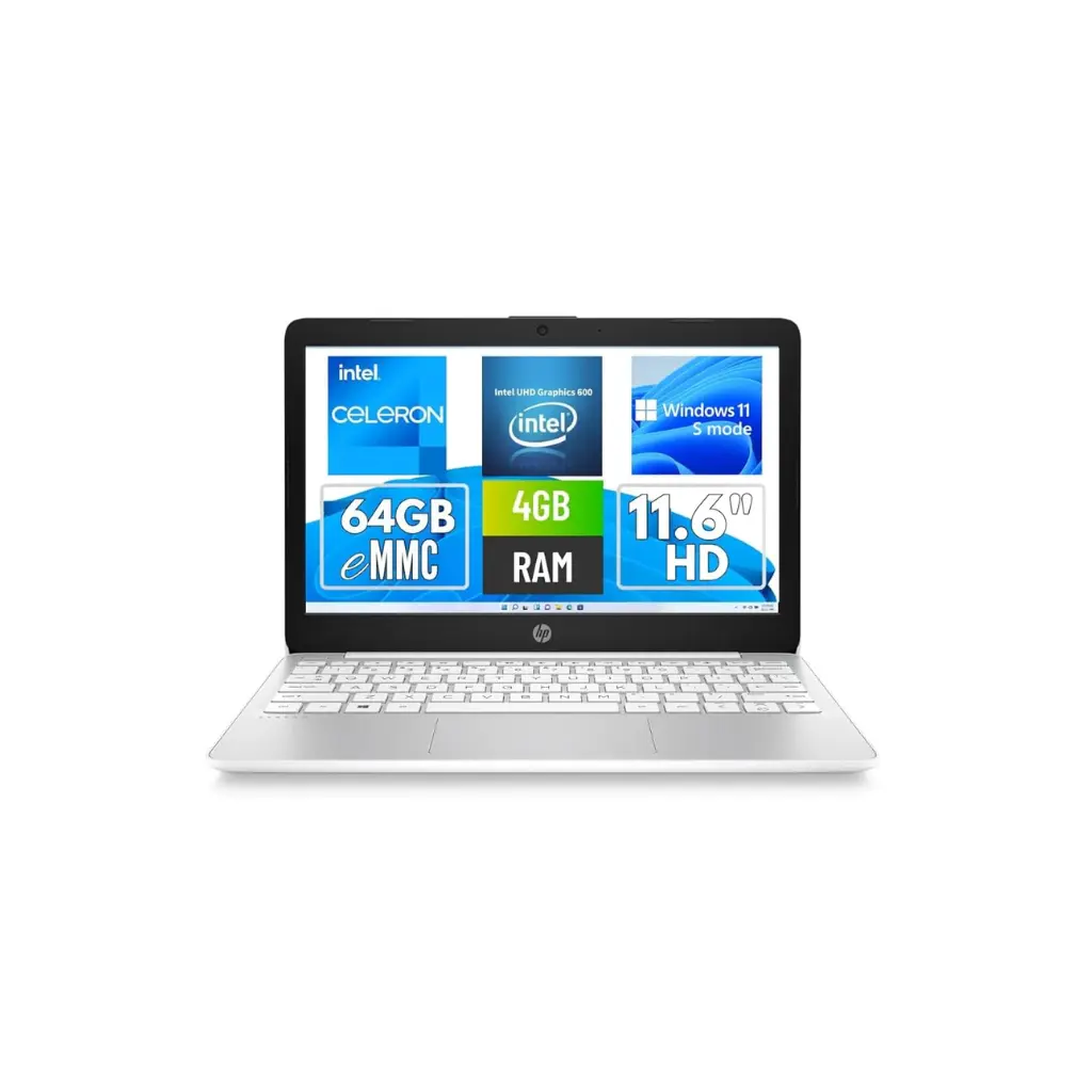 Laptop HP Stream Celeron N4120/4GB/SSD 64GB/LED 11.6"/W11 11-ak0053dx Reacondicionada