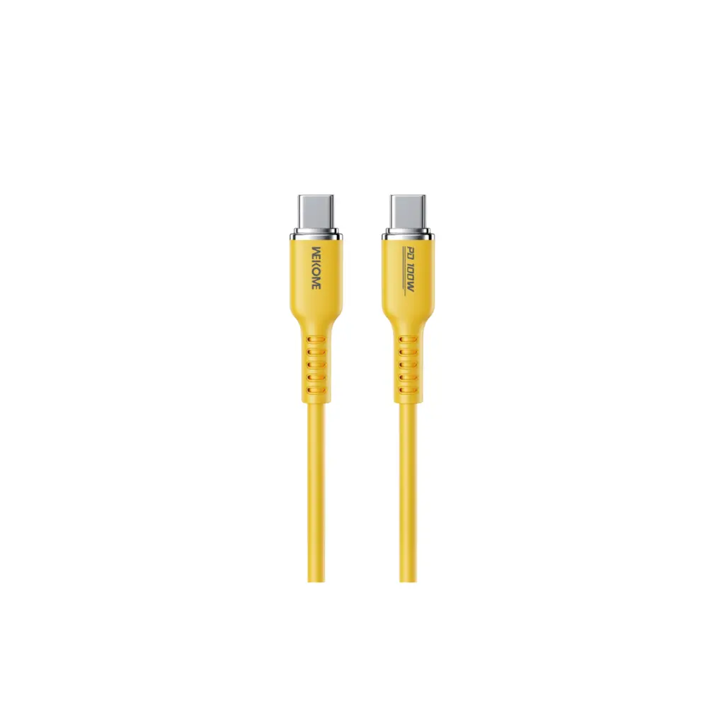 Cable USB-C a USB-C Wekome WDC-11 100W Amarillo