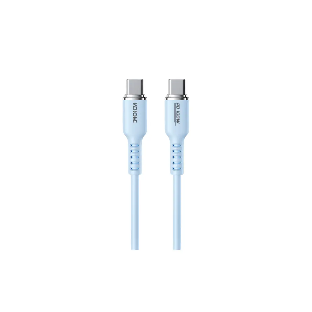 Cable USB-C a USB-C Wekome WDC-11 100W Azul