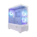 Case P/Computadora Vorttek GlacierSteel Gaming VK-440GS RGB Blanco + 3 Ventiladoras RGB