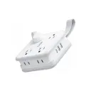Estacion de Carga NTONPOWER APP-8A2U1C-US-WH-2.88M 8 Conector 110v + 2 USB-A + 1 USB-C Blanco