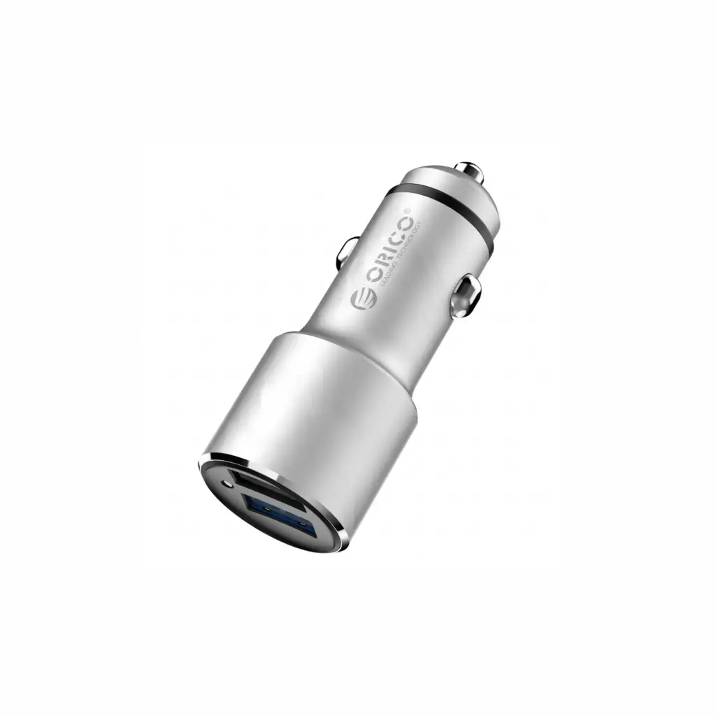 Cargador para Carro Orico UPJ-2U-SV-BP 2USB A 2.1A 10.5W