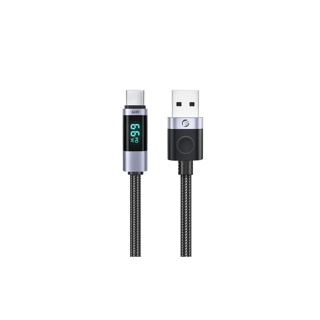 Cable USB A a USB-C 0.5Metro Orico LDA2C-05-BK-BP 66W