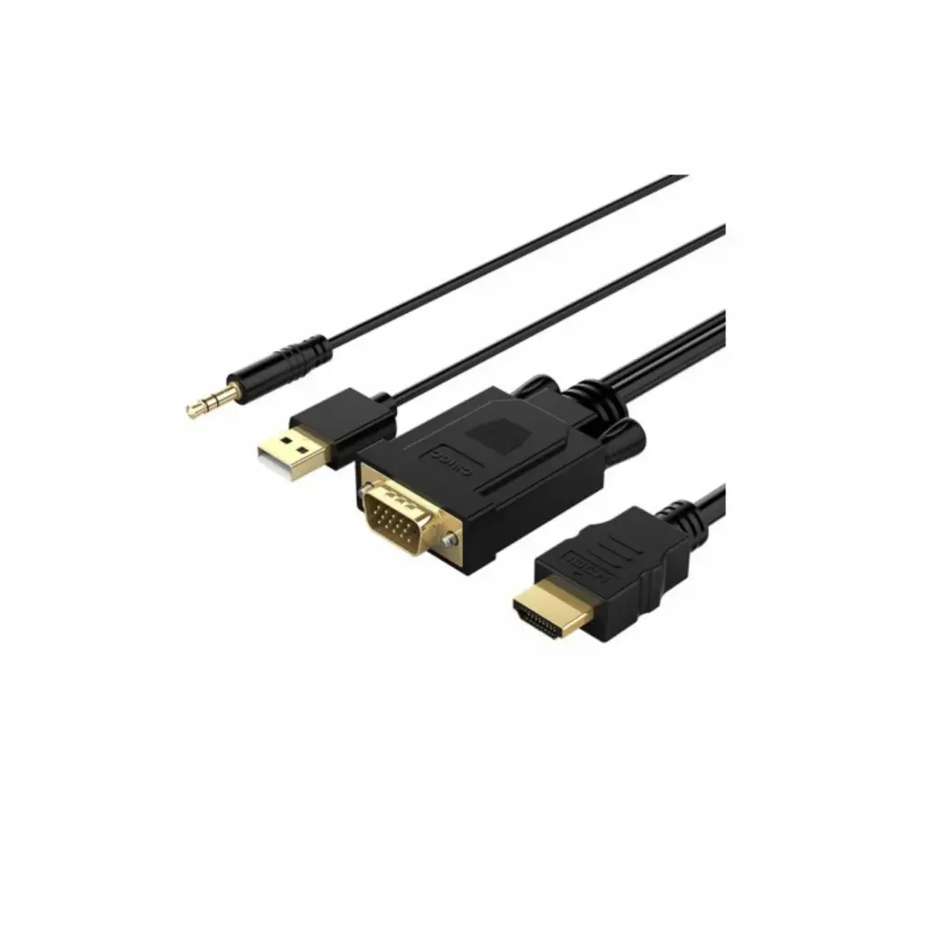 Cable de Video VGA a HDMI con Audio Orico XD-VATH-10-BK-BP