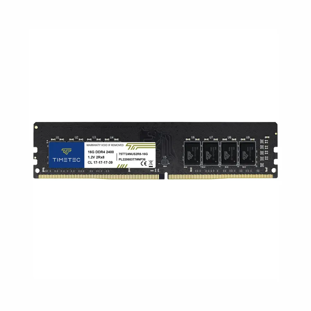 Desktop 16GB DDR4 2400MHz. Timetec 775TT24NU2R8-16G
