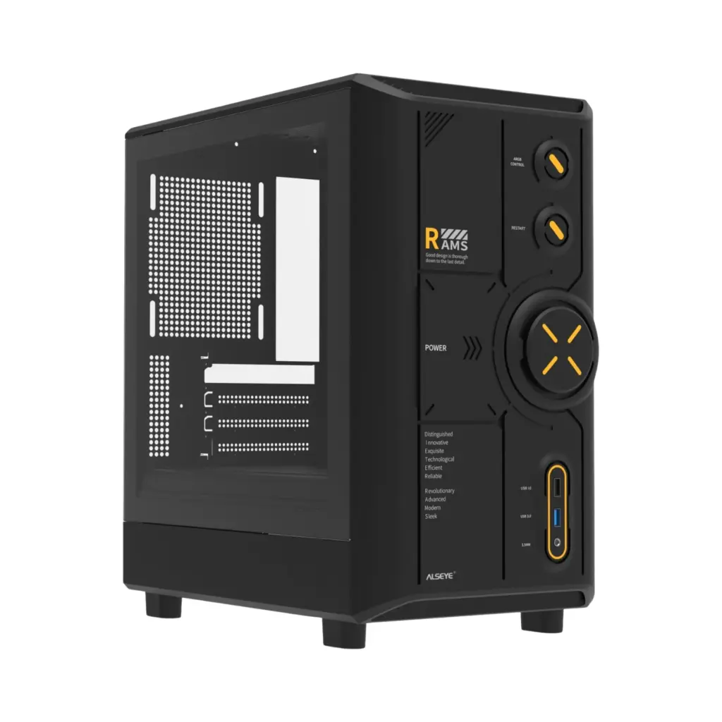 Case P/Computadora Alseye RAMS 2.0 240-B AS.07.0213 RGB Negro