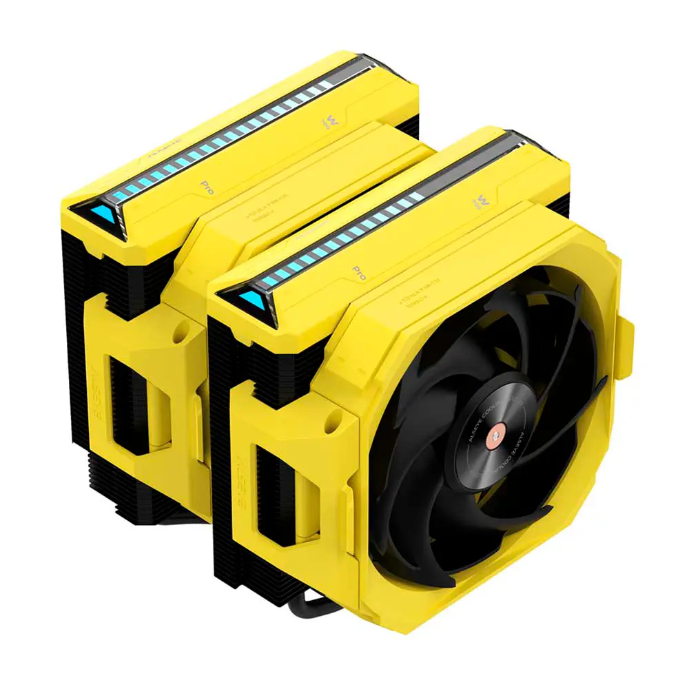 Ventiladora PC Alseye Star Warriors W700 PRO RGB Amarillo