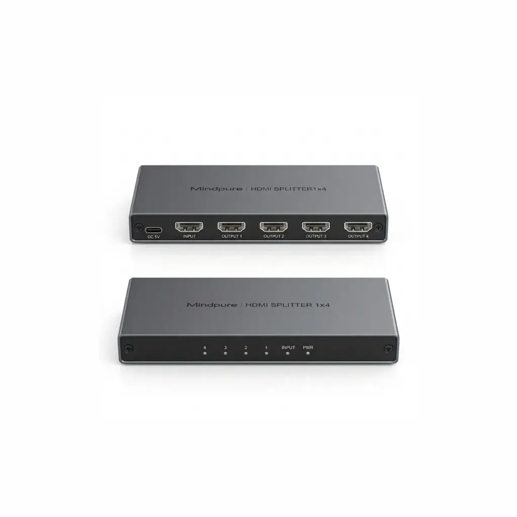 Splitter HDMI 1 x 4 Puertos Mindpure LX10706 Full HD 4K