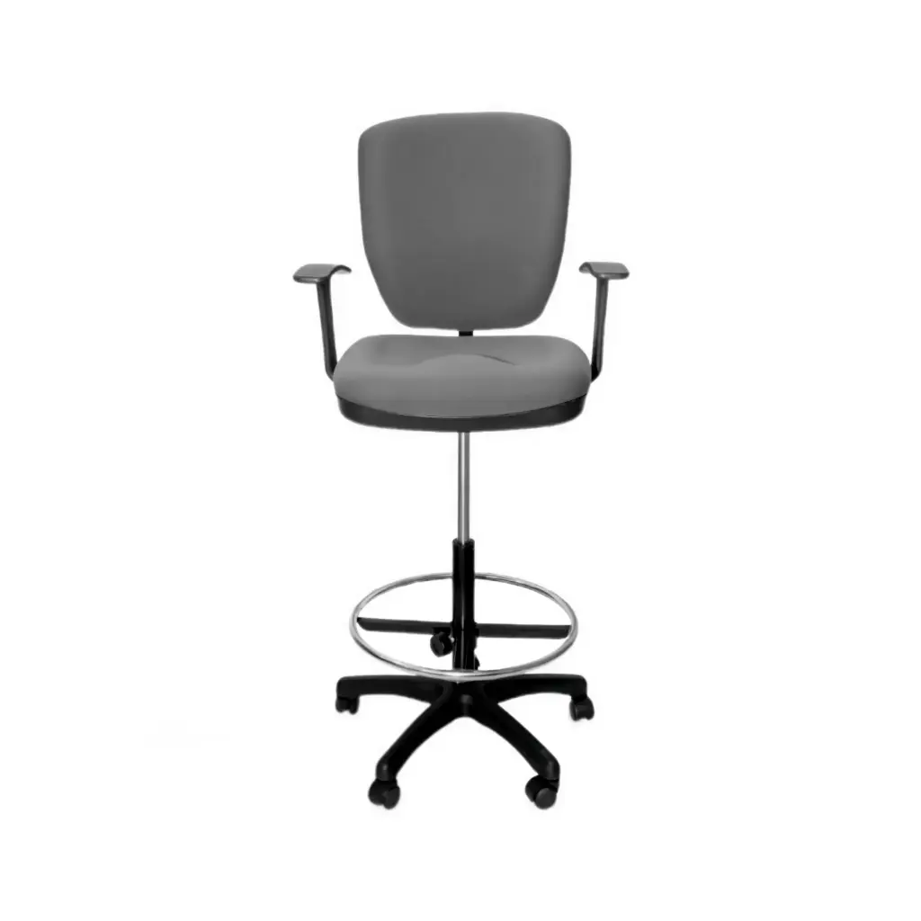 Silla alta para cajero Bruno SK-321SY Gris