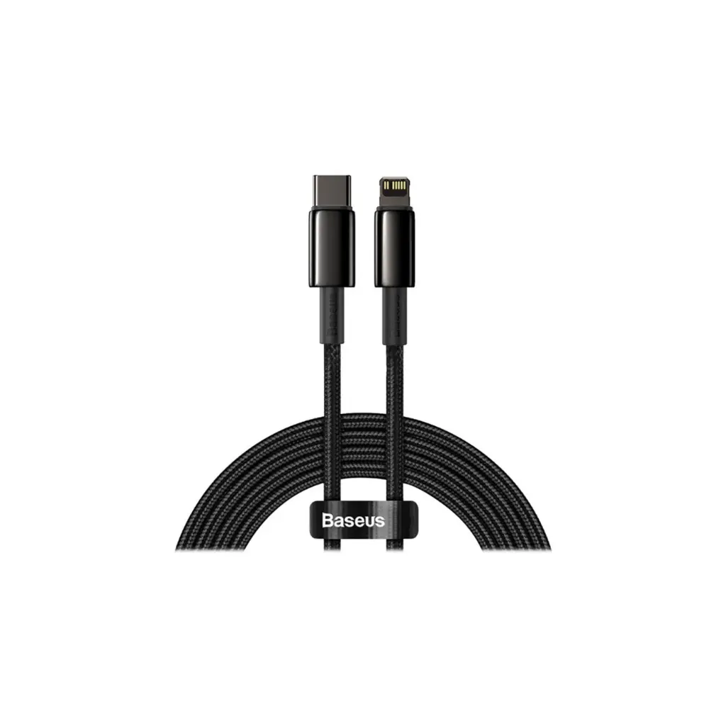Cable USB-C a Lightning Baseus CATLWJ-A01 2m Negro