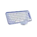 Kit de Teclado y Mouse Inalambrico / Bluetooth Logitech Pop Icon 920-013054  Español Lila