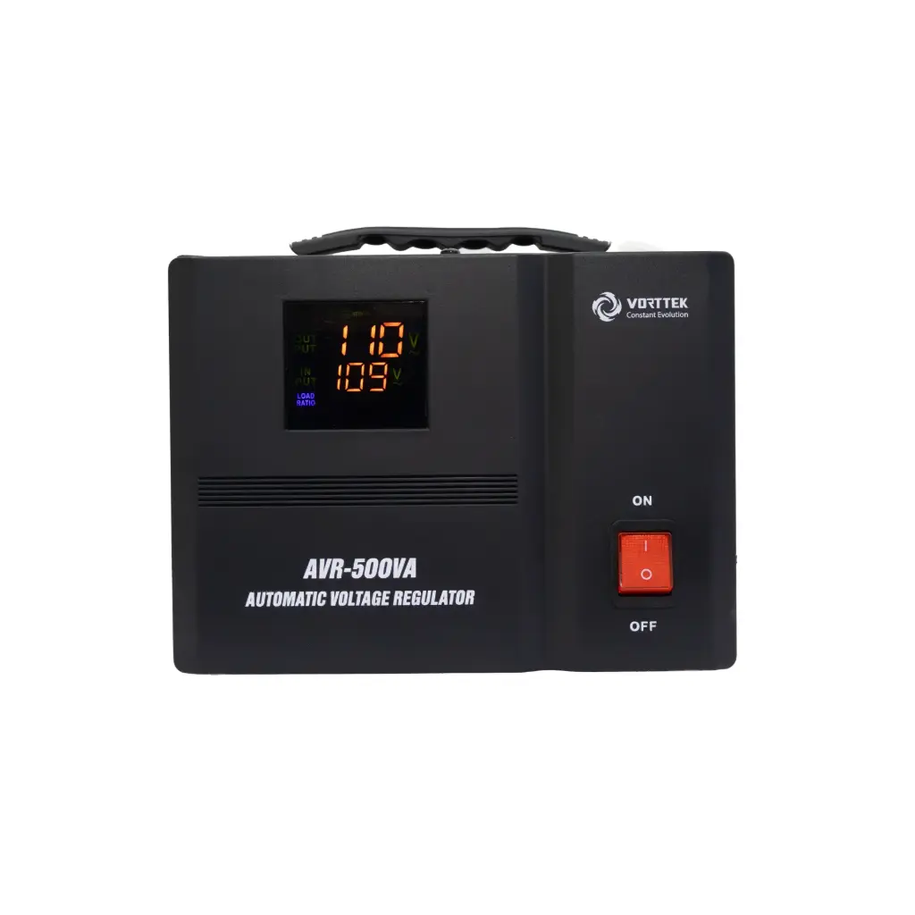Regulador de Voltaje Vorttek 500VA AVR-500VA 110Volts 460Watts 60HZ 