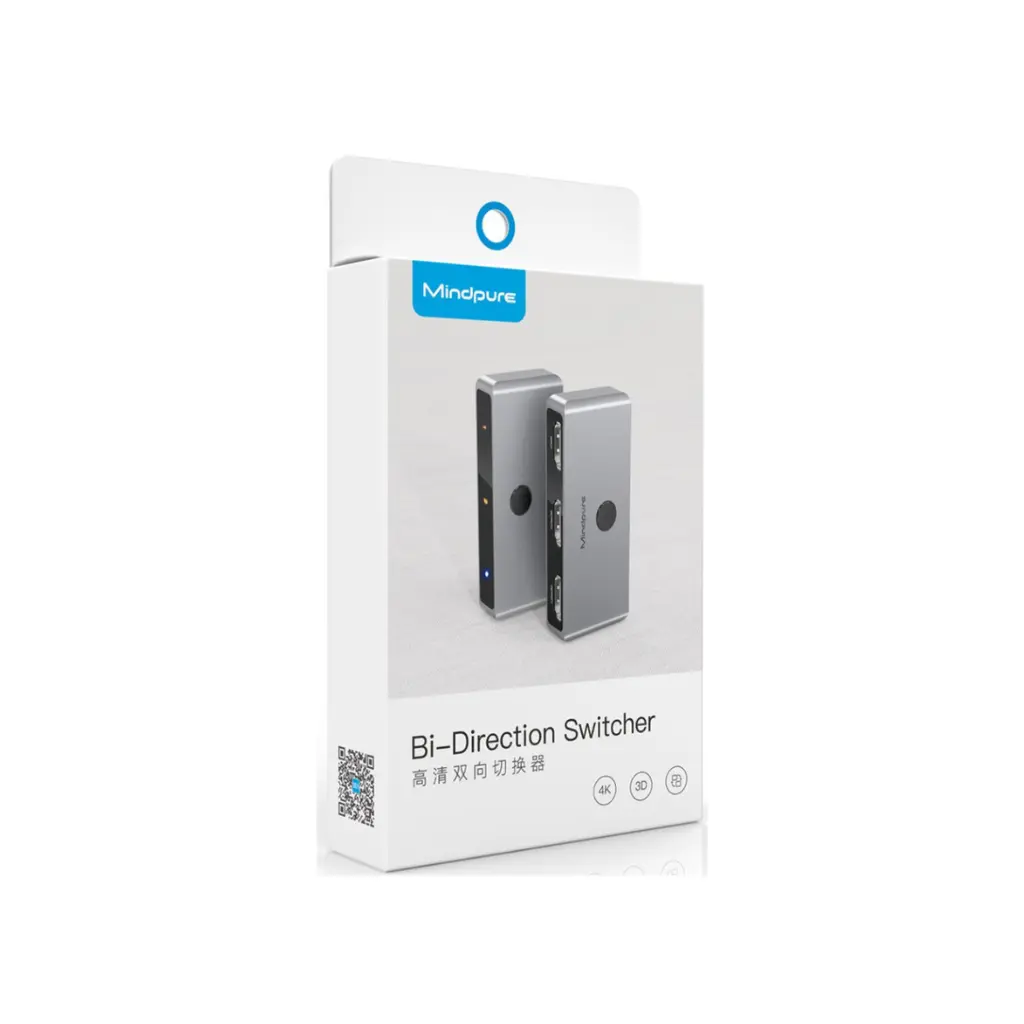 Switch HDMI Bidireccional  2K 4K 5 Entrada / 1 Salidas MINDPURE LX10694