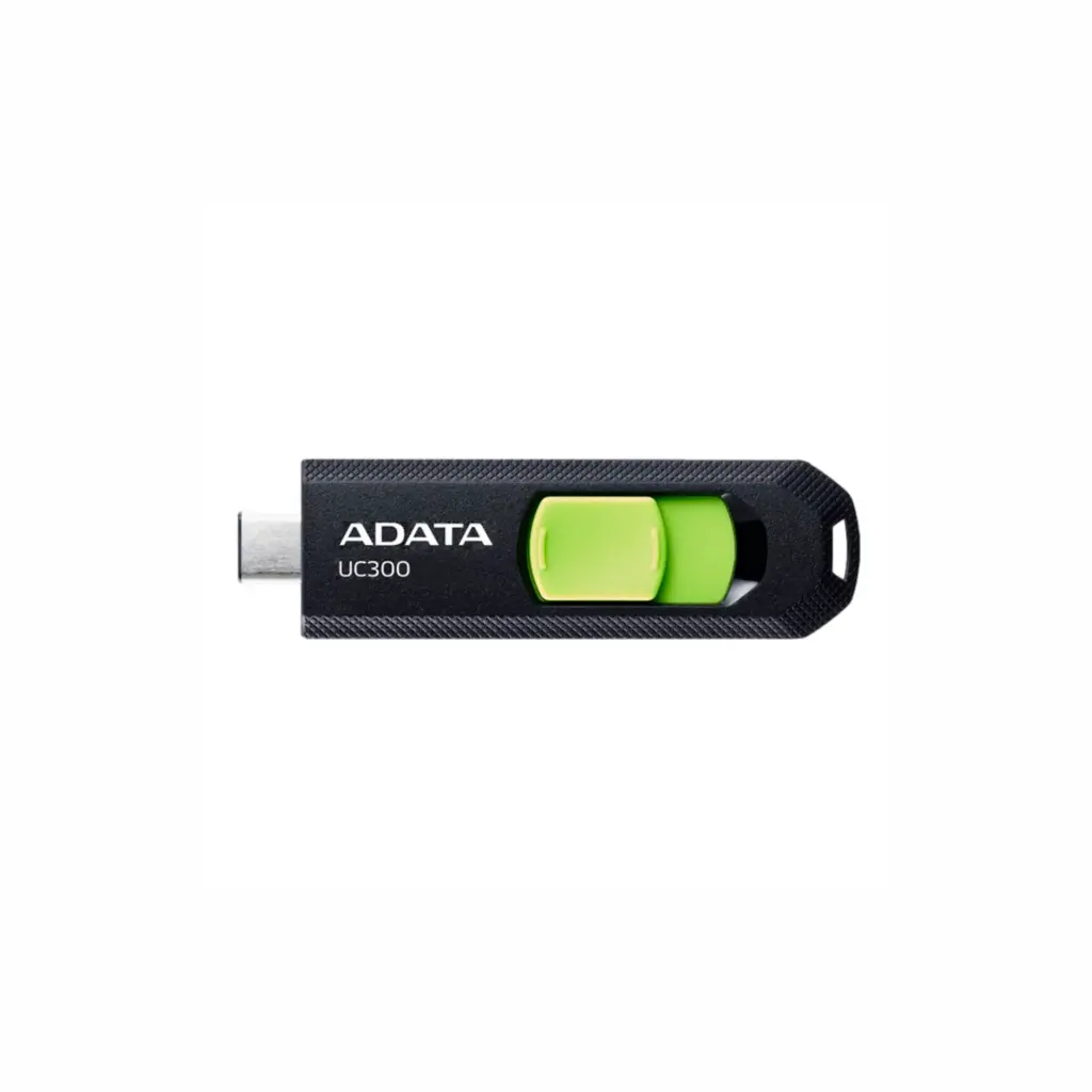Memoria USB-C 64GB 3.2 Adata ACHO-UC300-64G-RBK/GN Negro/Verde