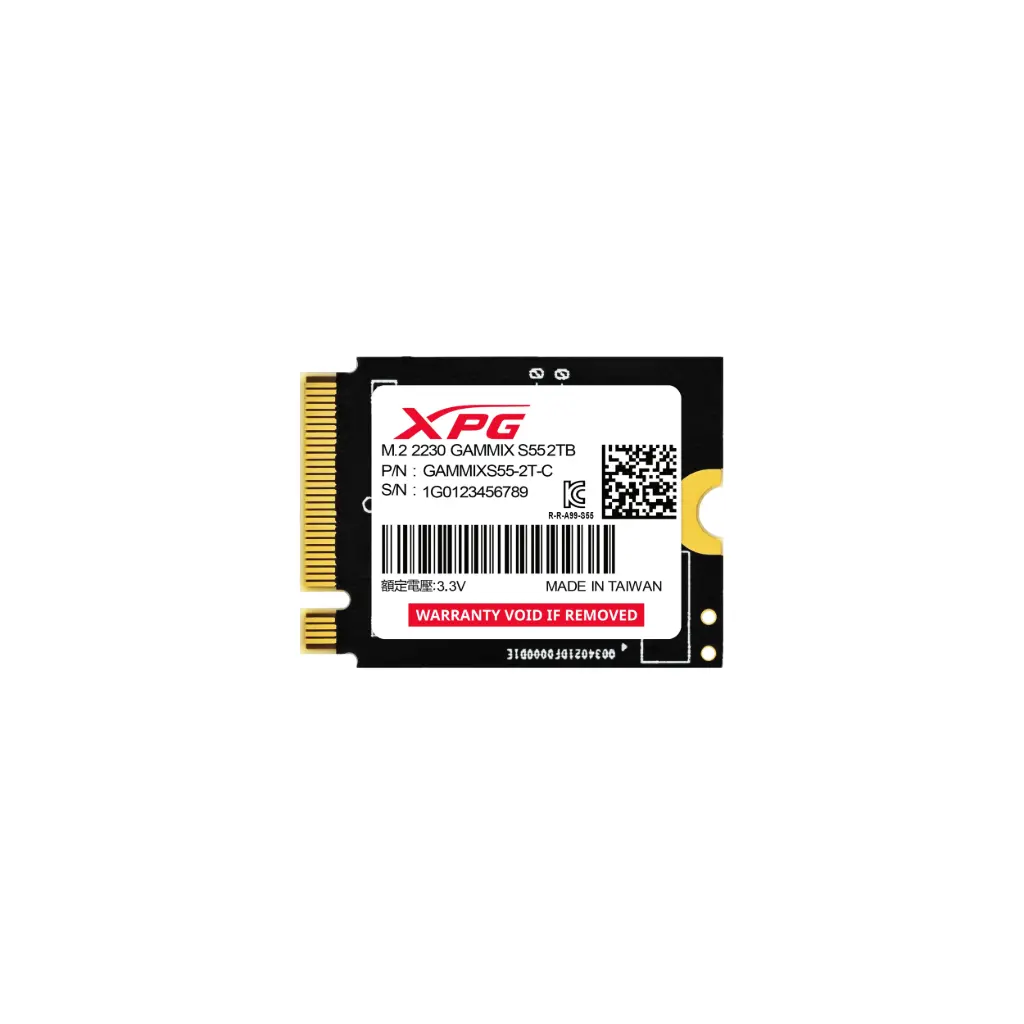SSD M.2 2230 2TB PCIE Gen4x4  Adata XPG GAMMIX S55 5000/3700MB/s SGAMMIXS55-2T-C