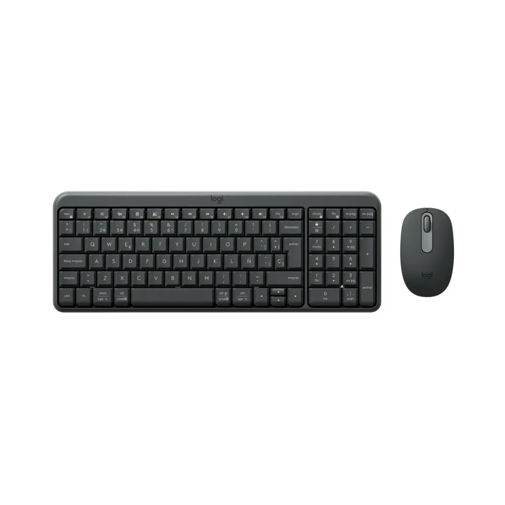 Kit de Teclado y Mouse Bluetooth Logitech MK250 920-013513 Español Negro
