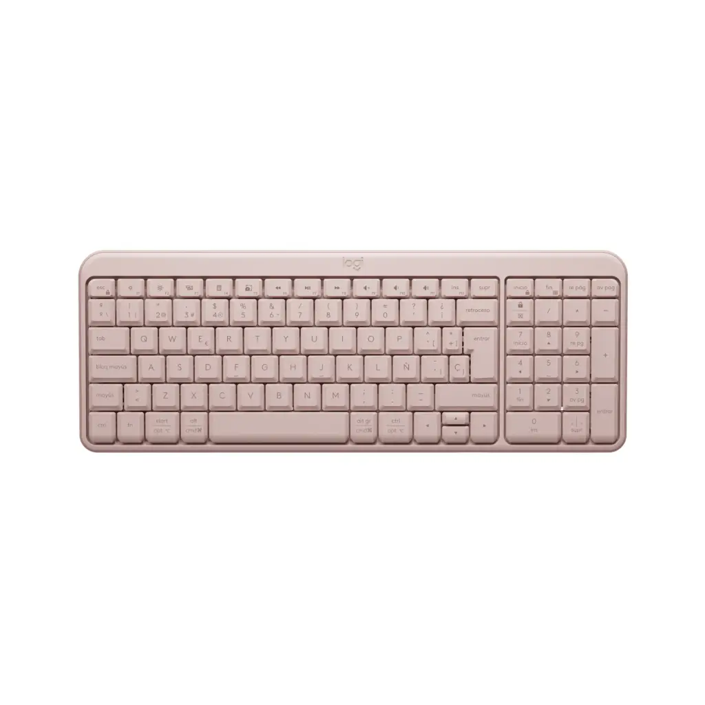 Teclado Inalámbrico/Bluetooth Logitech K250 920-013447 Rosado Español