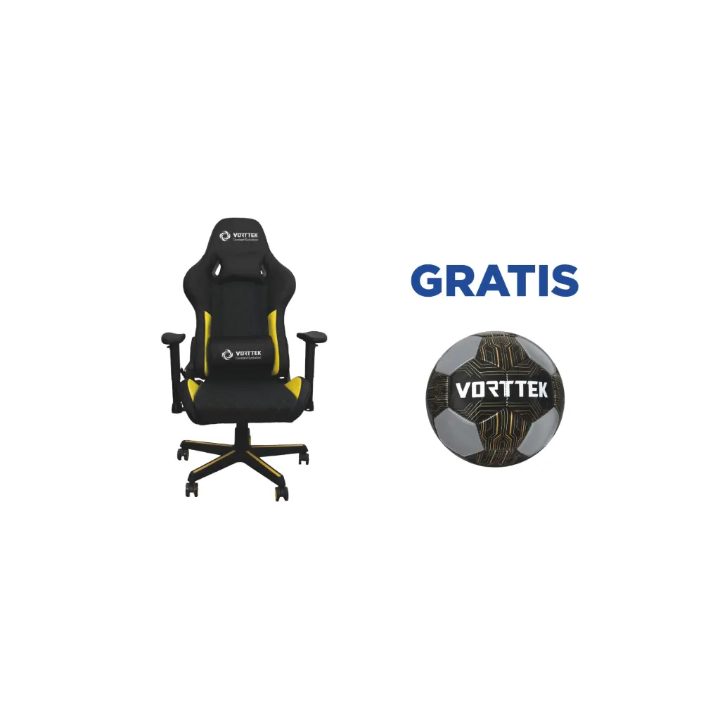 Silla Gamer Vorttek VK-319 Series Amarillo