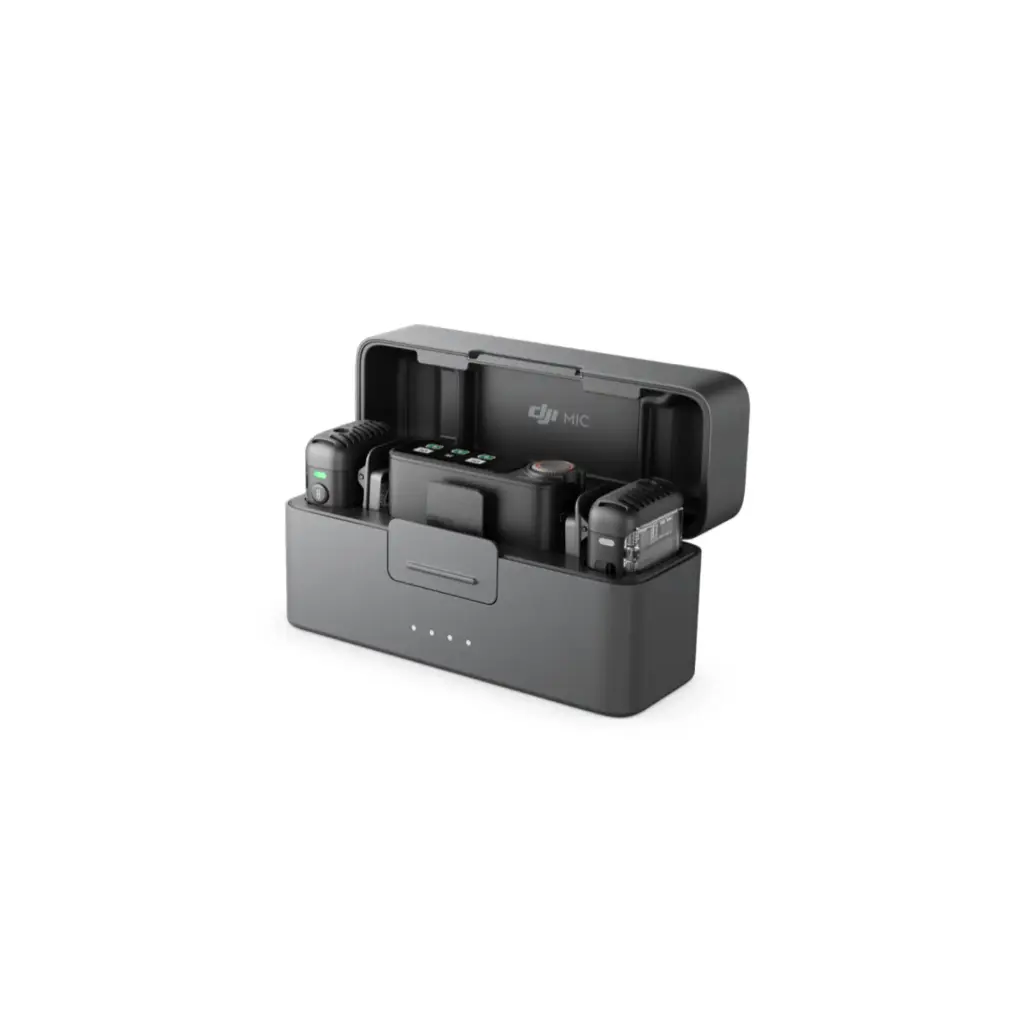 Microfono Solapa Inalámbrico DJI MIC 2 (2Tx + 1Rx + Estuche de Carga) DM1021