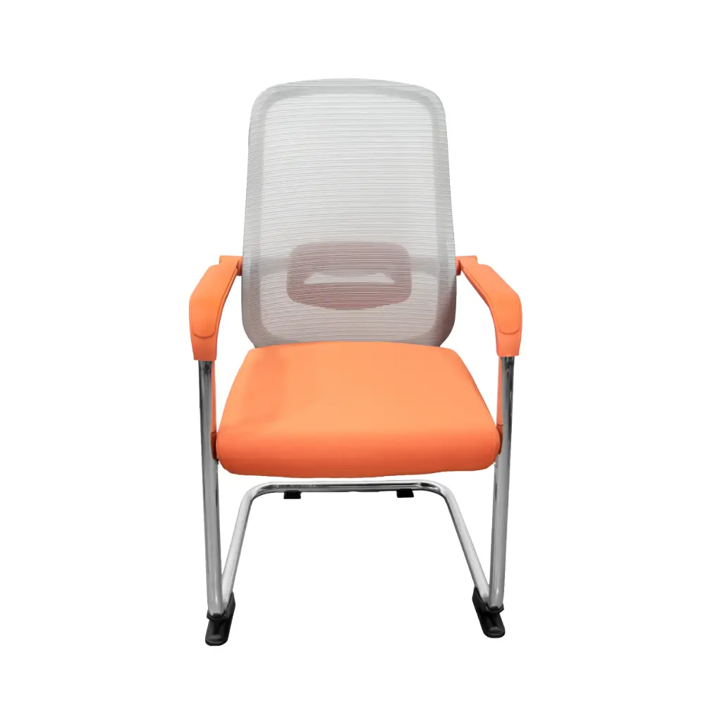 Silla de Espera Semi Ejecutiva D-202 Naranja/Gris