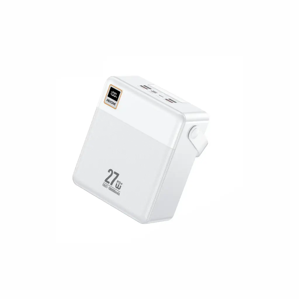 Power Bank Wekome WP-100 Super Fast Charger 100000mAh Blanco