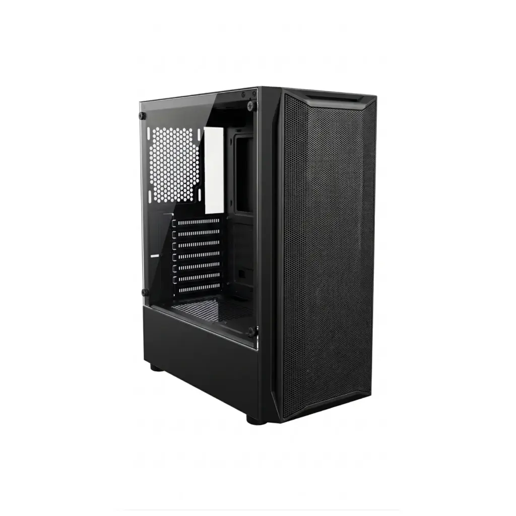 Case P/Computadora WJCOOLMAN Ice Diamond 2 Sin Fuente/No Ventiladora Negro