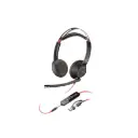 Audifono C/Mic USB-C + A + 3.5 Poly Blackwire 5220 8X231AA