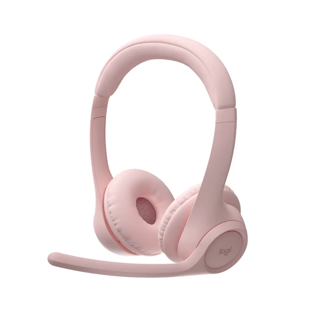 Audifono C/Mic Bluetooth Logitech ZONE 300 USB-C 981-001411 Rosado
