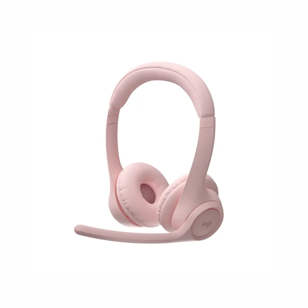 Audifono C/Mic Bluetooth Logitech ZONE 300 USB-C 981-001411 Rosado