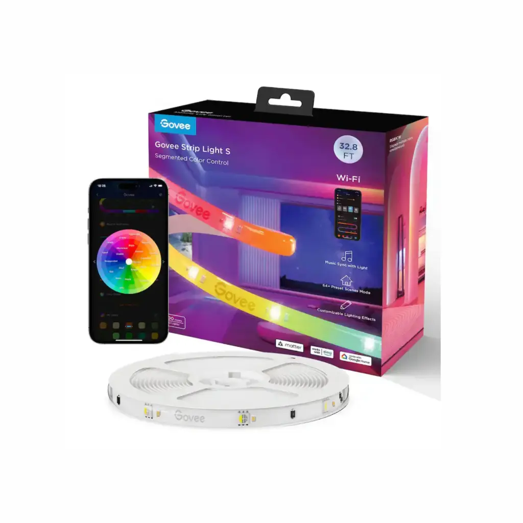 CABLE DE LUCES GOVEE RGBIC con Revestimiento 10mt H612CAD1