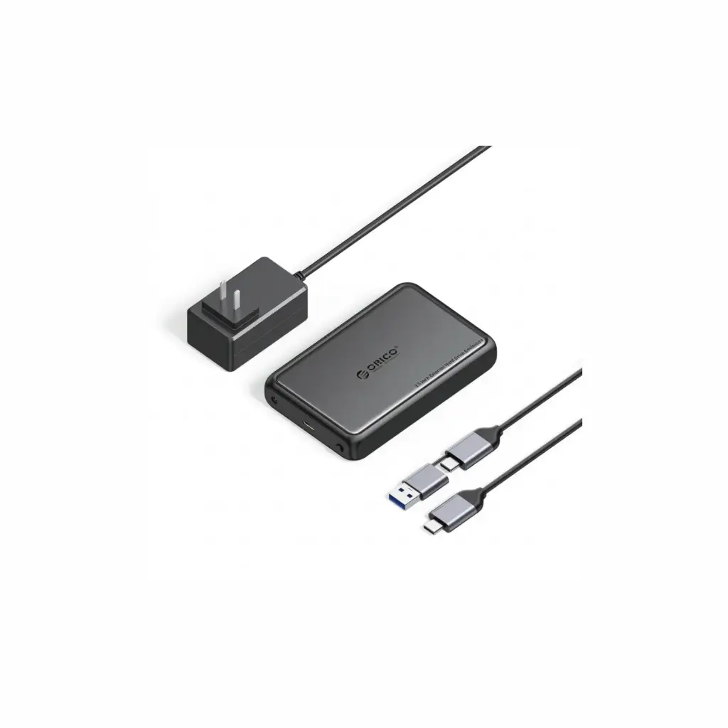 Caja SATA 3.5" 3.0/USB-C Orico DDL35-C3-US-BK-BP Negro