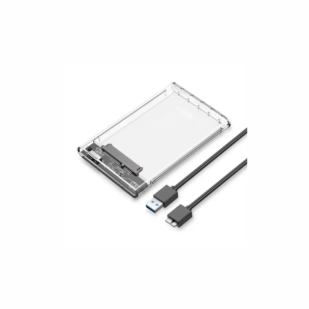 Caja SATA 2.5" 3.0 Orico 2139U3-CR-BP-HW Transparente