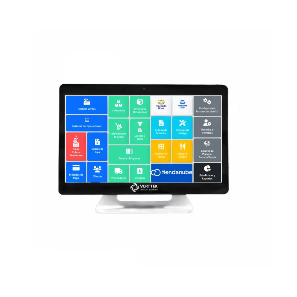 Computadora de Escritorio POS Vorttek i5-1030U/8GB/256GB/16" Touch/W11 Pro VK-POS160