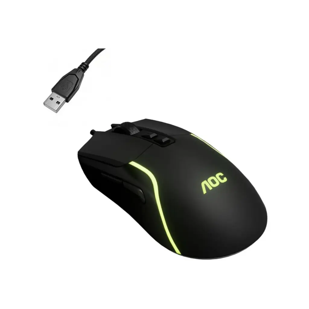 Mouse USB AOC Gaming GM170B/LA Negro