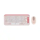 Kit de Teclado y Mouse Inalambrico / Bluetooth Logitech Pop Icon 920-013053 Español Rosado