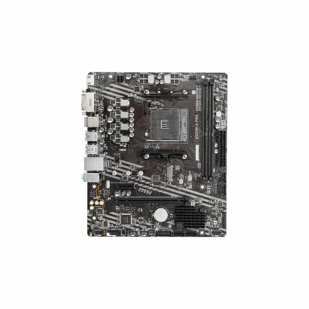 Tarjeta Madre PC AM4 MSI A520M-A PRO DDR4 911-7C96-052