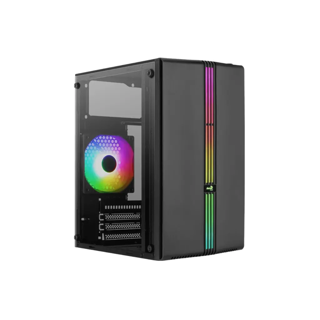 Computadora de Escritorio Aerocool EVO MINI-G-BK-V1 RGB i5-12400 4.6Ghz./16GB Ram/SSD m.2 512GB/Win11 Pro